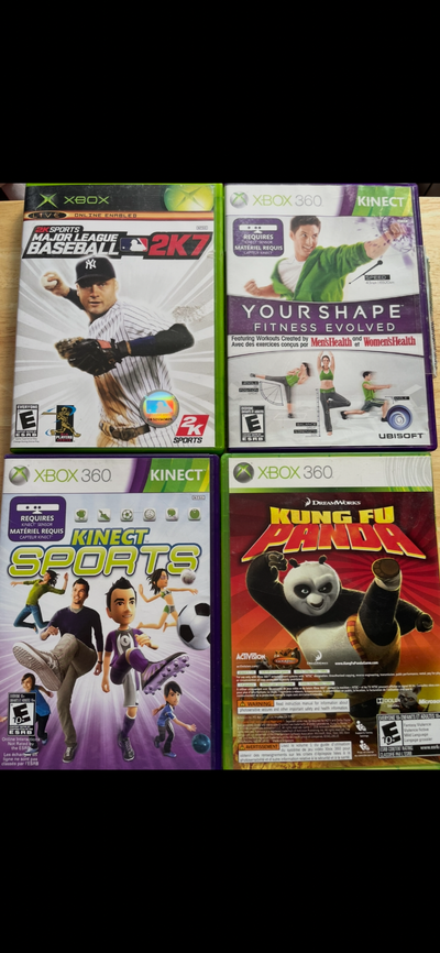 XBOX 360 5$ chacun Argent comptant