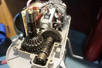 Kitchen aid mixer repair , worm screw replace  gear change, View more