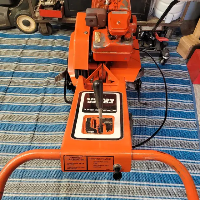 gilson 5hp rototiller c/w reverse 63848996195585121