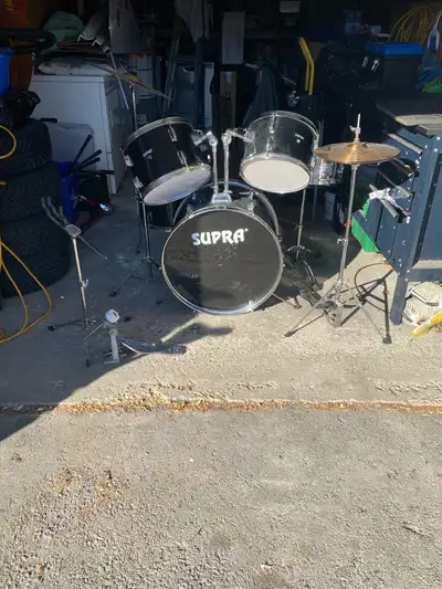 Supra 7 Peice Beginner Drum Kit, View more