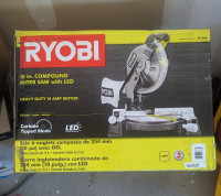 10" Ryobi mitre saw BRAND NEW IN BOX