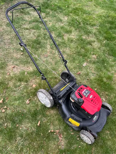 Craftsman Lawnmower for sale 6.75hp engine Larger rear wheels for easy maneuvering Starts and runs e...