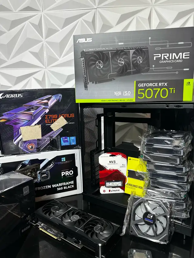 New Gaming PC setup, asus 5070 ti. 64 gigs ram in PC Games in St. Catharines - Image 7