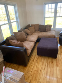 Free couch w/ ottoman 