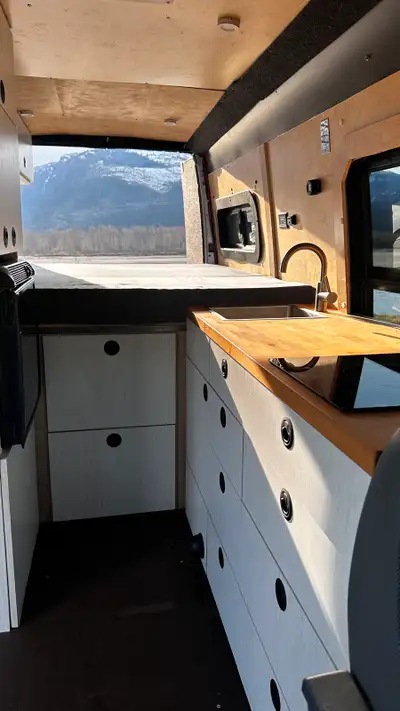 Adventure-ready, camper converted Sprinter 2500. Reliable 5-cylinder T1N diesel engine, and a $41K p...