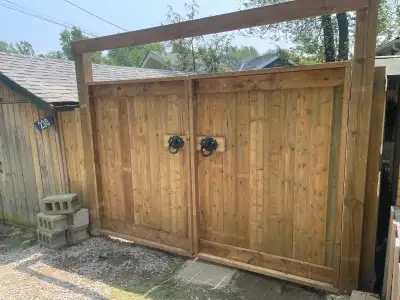 Fence and deck services available I do everything from just digging, post replacement, fence removal...