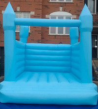 Blue  luxury Bouncy Castle for Rent