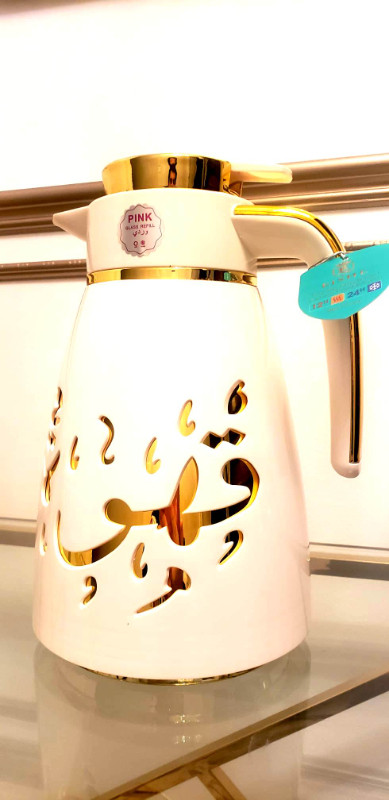 Thermos Gold Coating Coffee Pot Luxury Insulation Flask Teapot 1 in Kitchen & Dining Wares in Mississauga / Peel Region