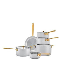 Chuck Hughes Tri-ply Stainless Steel 10-Piece Cook