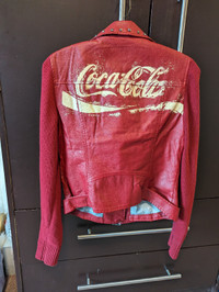 Authentic Coca-Cola Ladies  Leather jacket