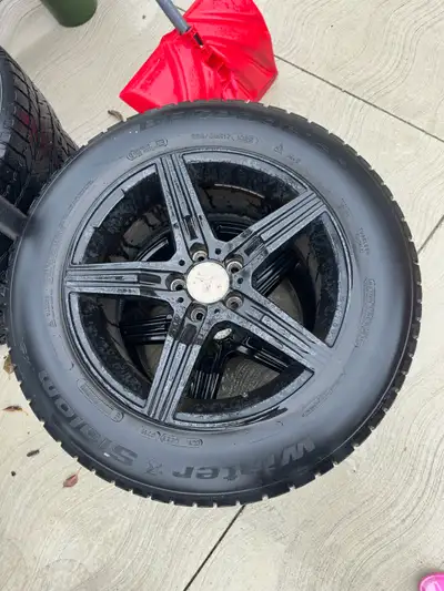 Mercedes GLK 350 Winter Tire & Rim Set – 225/65R17 (Fits 2009–2015) Winter wheel set for Mercedes-Be...