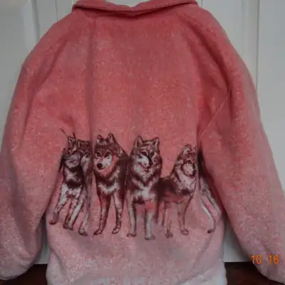 Women's Fleece Wolf Coat, View more