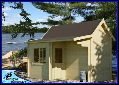 NEW Under Permit Bunkie , Shed , Log Cabin Kit Special, View more
