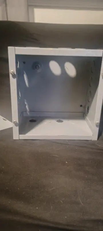 As seen in photos. Used but overall in good condition. Some knockouts have been punched as it's used...