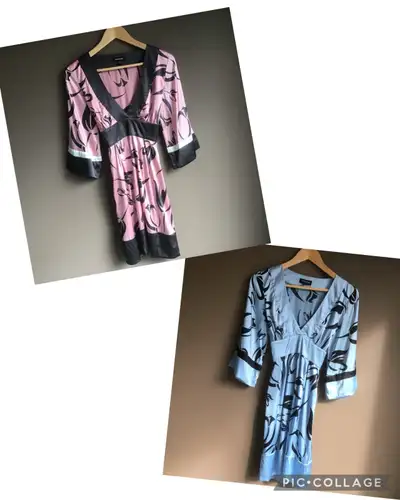 Bebe Blue Satin Kimono, View more