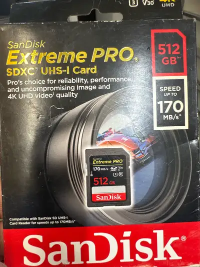 SanDisk 512GB Extreme PRO, View more