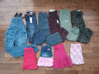 10 Youth Girl Bottoms, Size M(7-8)
