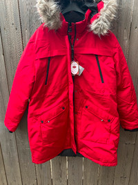 Down filled winter coat / parka size 1X - new