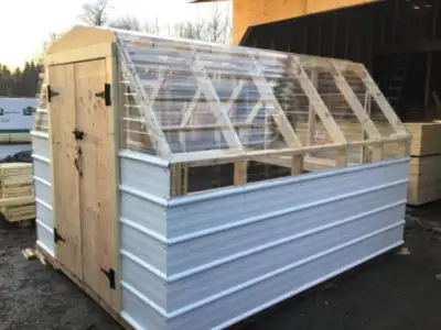 Multiple Shelters and greenhouse in stock, View more