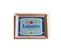 Vintage Labatt's Biere Pilsener Beer Mirror Bar Sign