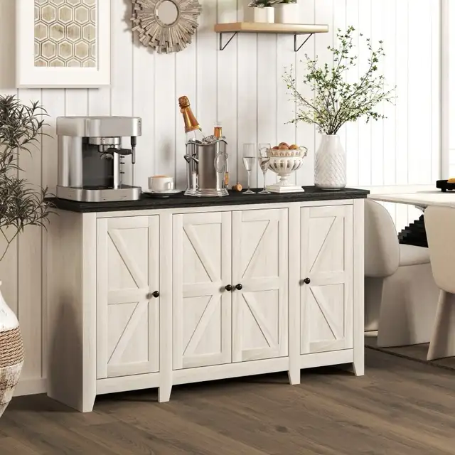Beautiful Wood grain rustic Sideboard, Buffet Cabinet  in Hutches & Display Cabinets in Markham / York Region - Image 4
