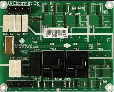 LG range relay PCB, View more