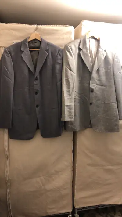 Very expensive Georgio Armani 42 and Hugo Boss 40 sports jackets worn once. $200 each. They need pre...