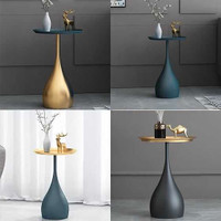Modern Morocco Teardrop Accent Table