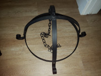 Locally made on PEI cast iron pot hanger