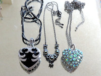 Vintage Silver Tone Metal Necklaces Jewelry - $15 Each
