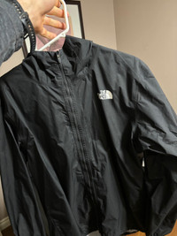 North Face rain jacket mens L