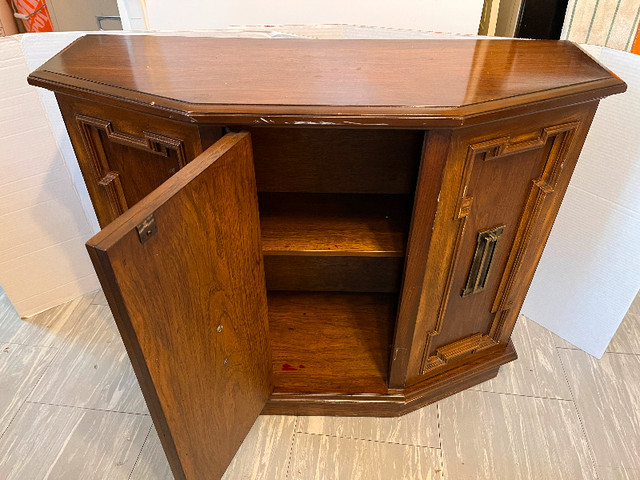 Condo Size Console Cabinet  34"X12.5"X28" High in Hutches & Display Cabinets in City of Toronto - Image 2