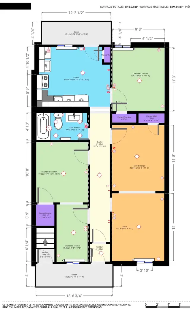 5 1/2 dans une Coopérative d'habitation in Long Term Rentals in City of Montréal - Image 3