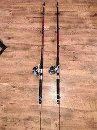 fishing poles/rods..downriggers..pair