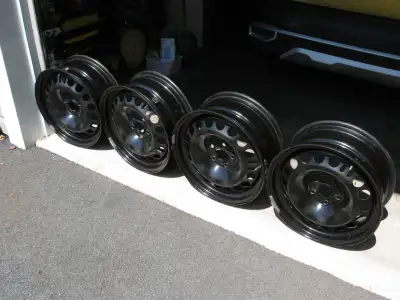 A set of Genuine Factory G.M. Wheels. There are not your cheap, lightweight after market wheels. 16'...