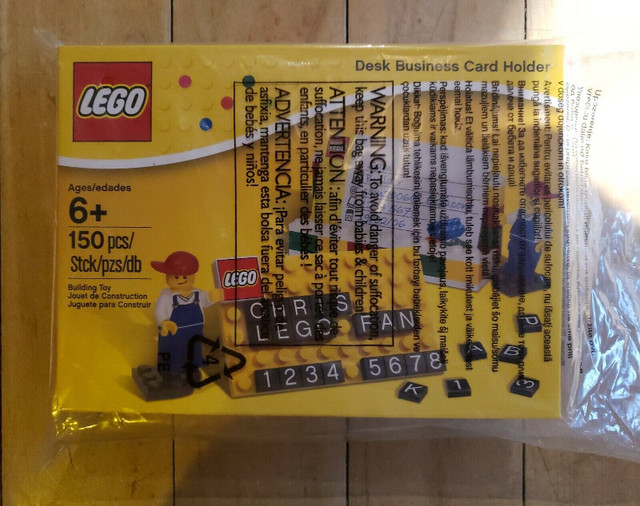 LEGO 850425 Desk Business Card Holder - Brand New in Sealed Box in Toys & Games in City of Halifax - Image 4