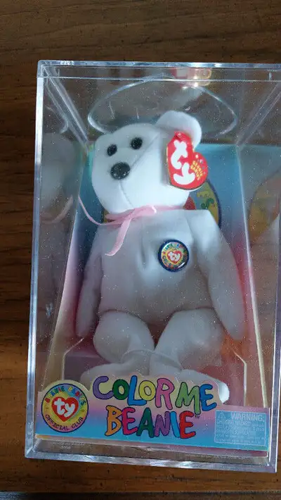Colour Me Beanie Bear ty vintage New, View more