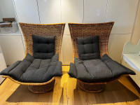 Two Healdsburg Swivel Chairs