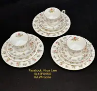 Royal Albert Winsome Dishes, tea cups Vintage Discontinued Bone 