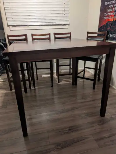 Kitchen table and 4 chairs, View more