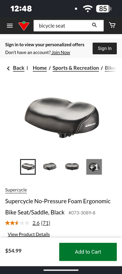 TO ERGONOMIC BICYCLE SEATS FOR SALE, View more