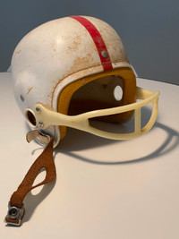 Antique Kid's Football Helmet with Russ Jackson Signature