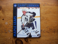 Maple Leaf's Gary Leeman 50 goals hand signed picture