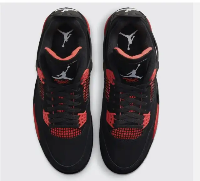 Brand New Air Jordan 4 “Red Thunder” Size 10.5 Men in Men's Shoes in City of Montréal - Image 5