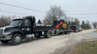 Excavating-bobcat Services-dump truck-concrete contractor