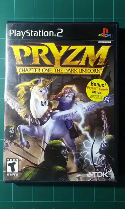 PS2 Playstation 2 Pryzm Chapter One: The Dark Unicorn Video Game. Case, Manual / Comic & Disc (Light...