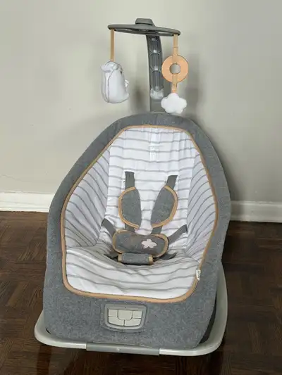 Ingenuity Boutique Collection Plush Modern Baby Rocker, View more