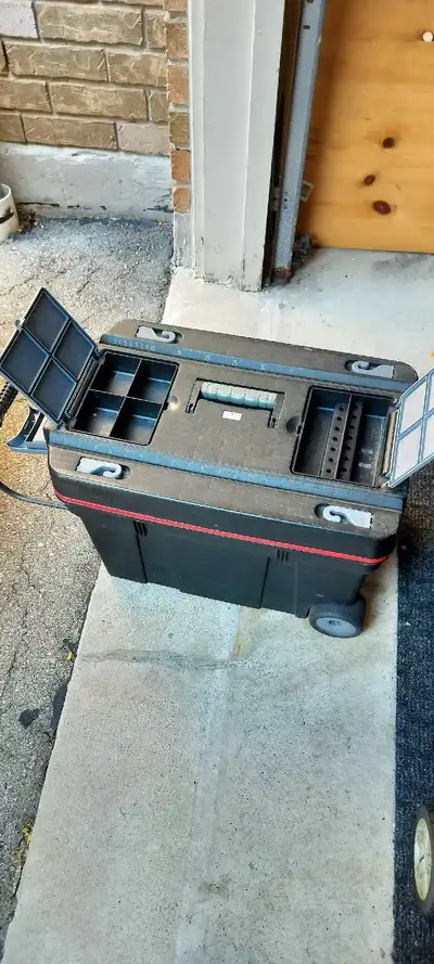 Tool box portable (on wheels) - good for trade shows, View more