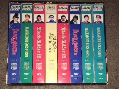 Cool Box Set of the acclaimed Black Adder Television Series Tapes are in Very Good Condition... I'm...
