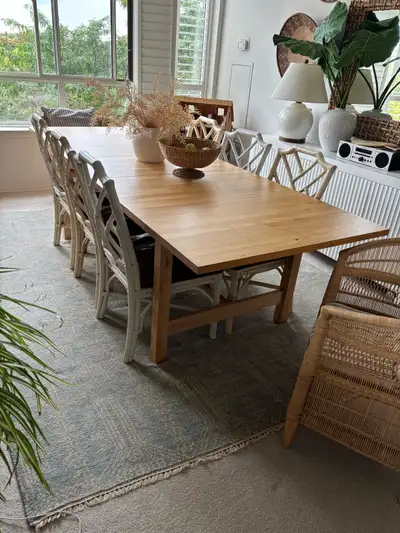Solid wood IKEA dining table ( I have 2), View more